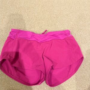 Lululemon Athletica Fuchsia Athletic Shorts